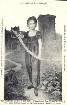 Kurfürst von Hessen als Kind mit Säbel * ca. 1910