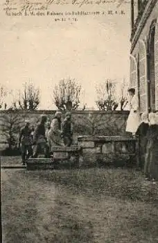 Deutscher Kaiser Wilhelm im Feldlazarett 7 III, A.-K. am 13.4.1915