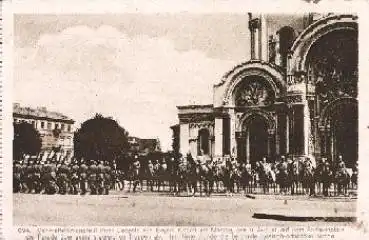 Warschau Bayern Prinz Leopold Parade Feldpost Kgl. Pr. Res. Inf. Regt. Nr.268 o 1.7.1917