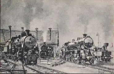 Dampflokomotiven der CSD Künstlerkarte Granz, * ca. 1936