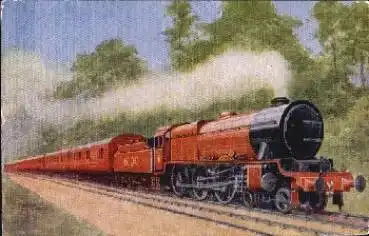 London Midland and Scottish Railway, Royal Scot Künstlerkarte Howard * 1927