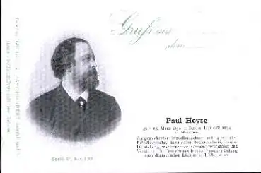 Paul Heyse Schriftsteller Serie D Nr. 103 *ca. 1900