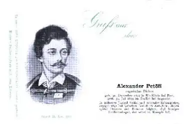 Alexander Petöfi ungarischer Dichter Serie D Nr. 130, * ca. 1900