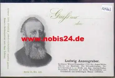 Ludwig Anzengruber Wiener Dramatiker Serie D Nr. 114 *ca. 1900