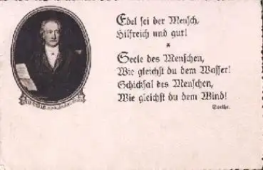 Johann Wolfgang von Goethe Zitate o 15.4.1925