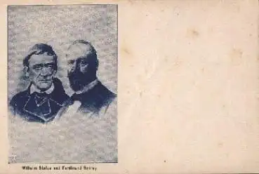 Wilhelm Stolze und Ferdinand Schrey Mitbegründer der Stenografie * ca. 1920