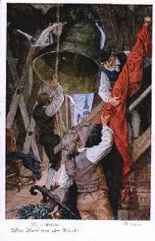 Friedrich Schiller "Das Lied von der Glocke" Künstlerkarte F. Elßner * ca. 1920