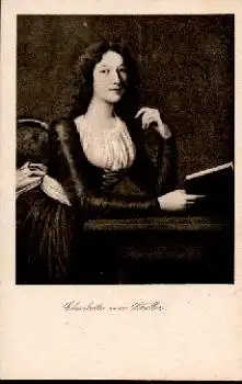 Charlotte von Schiller Ehefrau von Friedrich Schiller * ca. 1920