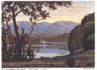 Von ferne erklang... Künstlerkarte Walter Einbeck o 7.6.1939