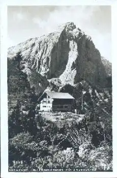 Hallerangerhaus Karwendel mit Lavatscher, * ca. 1930