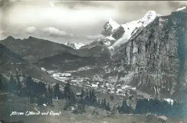 Mürren mit Mönch und Eiger *ca. 1925