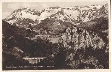 Semmering, Kalte Rinne Polleroswand und Raxalpe o 7.4.1928