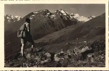 Hochsölden mit Rettenbach-Gletscher Oetztaler-Alpen *ca. 1930