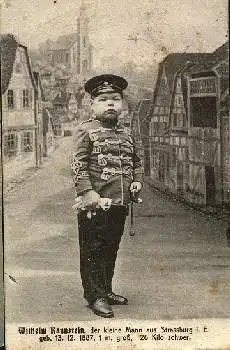 Wilhelm Kannstein, Kleine Mann aus Strassbug Zwerge, Kleine Menschen o 12.5.1913