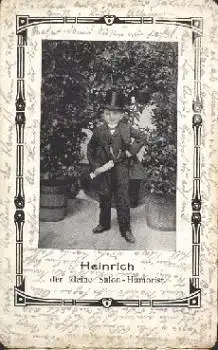 Heinrich der kleine Salon-Humorist, Zwerge, Kleine Menschen o 12.5.1912