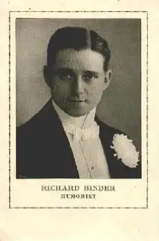 Richard Binder, Humorist, Zirkus o 1.7.1911