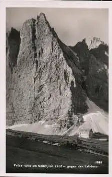 Falkenhütte am Spillistjoch gegen den Laliderer * ca. 1930
