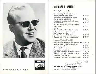 Sauer Wolfgang Electrola