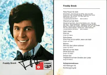 Breck Freddy mit Autogramm BASF