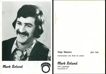 Mark Roland Autogrammkarte original Signiert