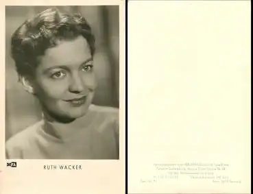 Wacker Ruth DEFA- Studio Nr. 73