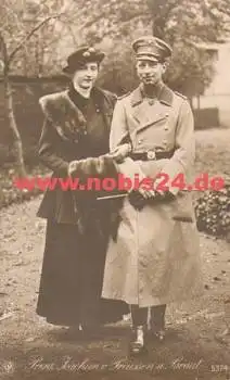 Prinz Joachim von Preussen und Braut *ca. 1914