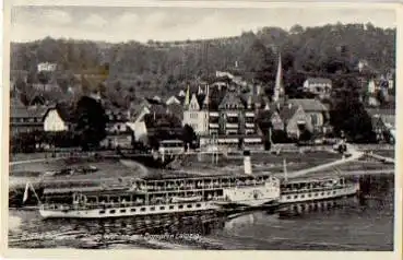 Elbdampfer "Leipzig" in Wehlen o 23.7.1934