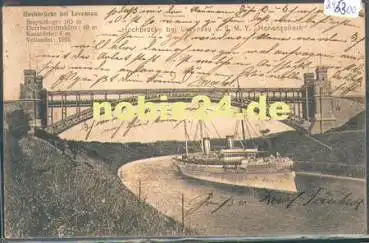 Yacht S.M.Y. Hohenzollern Hochbrücke Levensau o 19.5.1908