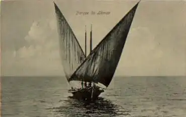 Barque du Leman Segelschiff, o 11.8.1911
