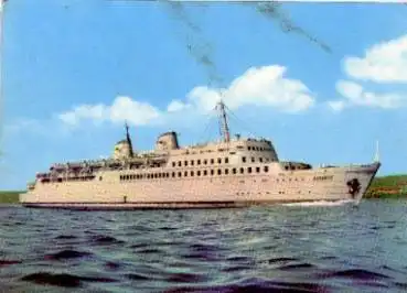 Eisenbahnfährschiff MS "Saßnitz" Deutsche Reichsbahn o ca. 1970
