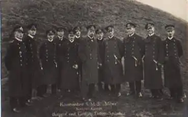 Kommandant S.M.S. Möwe Korvetten Kapitän Echtfoto * ca. 1915