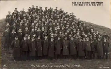 Kriegsschifffe Besatzung der heimgekehrten SMS "Möwe" Echtfoto * ca. 1915