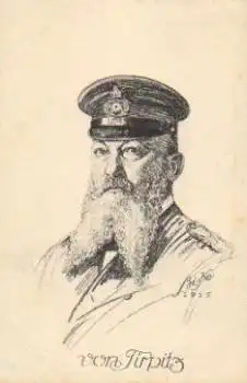 Großadmiral von Tripitz, Künstlerkarte BiKo * 1915