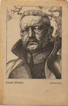 von Hindenburg, Zeichnung Leopold Wächtler *ca. 1910