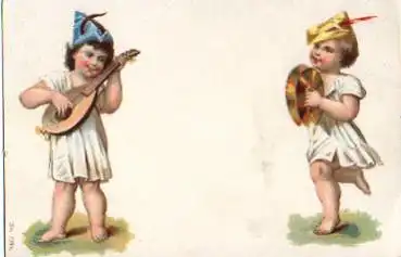 Kinder Musik Laute * ca. 1900
