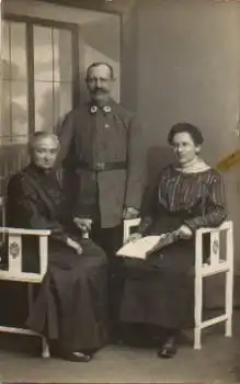 Krankenschwestern Militaer Sanitäter Rotes Kreuz Echtfoto * ca. 1915