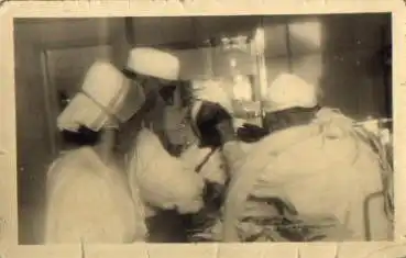 Medizin OP Operation Echtfoto * ca. 1930