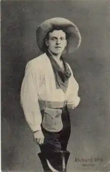 Richard Ohk Bariton Opernsänger Leipzig o 1913