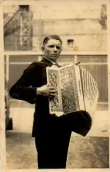 Akordeon, Continental, Willi Wagner, Echtfoto * ca. 1930