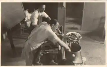 Obduktion, einer Leiche Echtfoto *ca. 1950