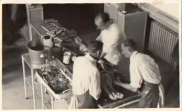 Medizin Obduktion Echtfoto *ca. 1950