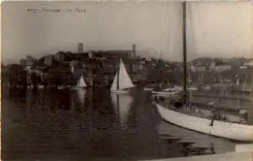 Cannes Hafen Echtfoto *ca. 1940