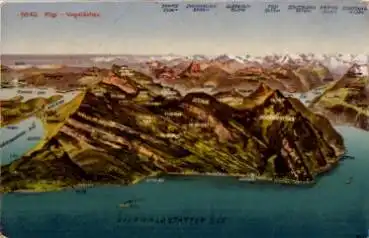 Rigi Vogelschau * ca. 1910