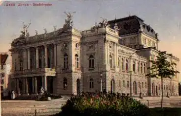 Zürich Stadttheater gebr. ca. 1910