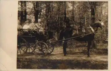 Pferdekutsche Echtfoto * ca. 1940