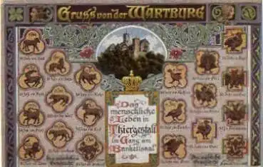 Eule Menschliche Leben in Tiergestalt * ca. 1910