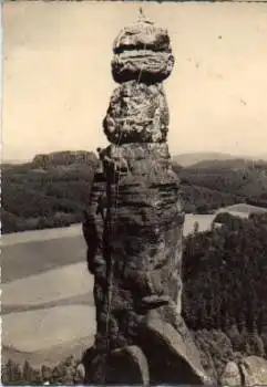 Klettern im Elbsandstein, Barbarine, o 18.06.1975