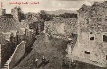 Schottland, Coutyard, Dunstaffnage Castle, * ca. 1920