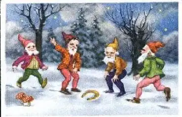 Zwerge Hufeisen Pilze Winter o 21.12.1943