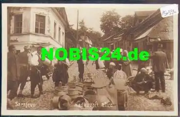 Sarajevo Nadkoviaci ulica Böttchermarkt Bosnien-Herzegowina * ca. 1930